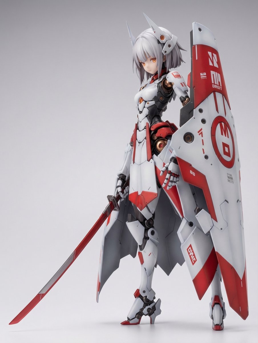 骑士机甲少女模型生成提示