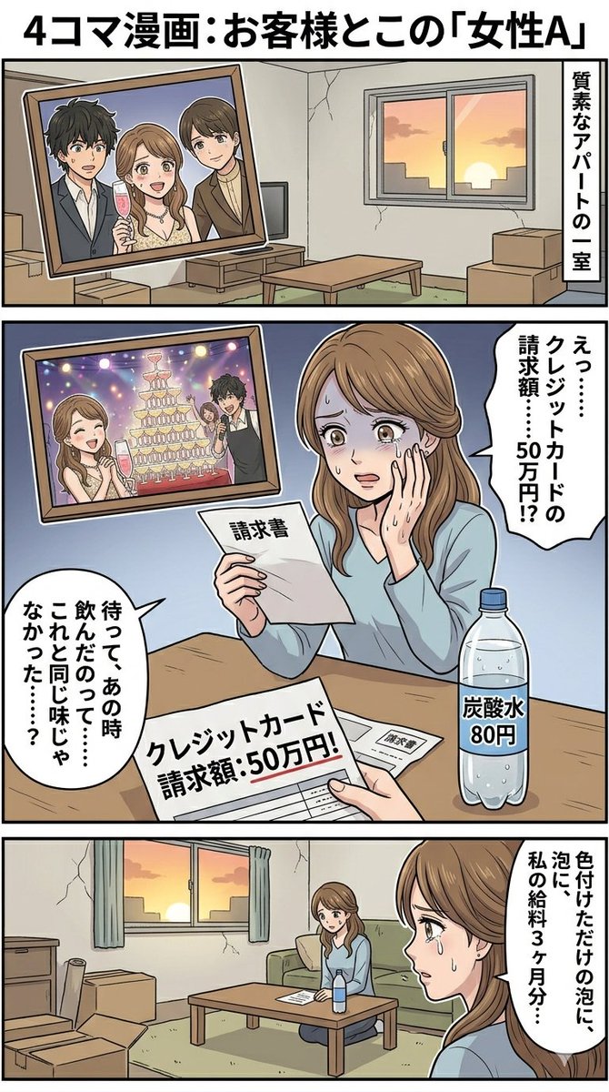四格漫画：5000日元成本的传说