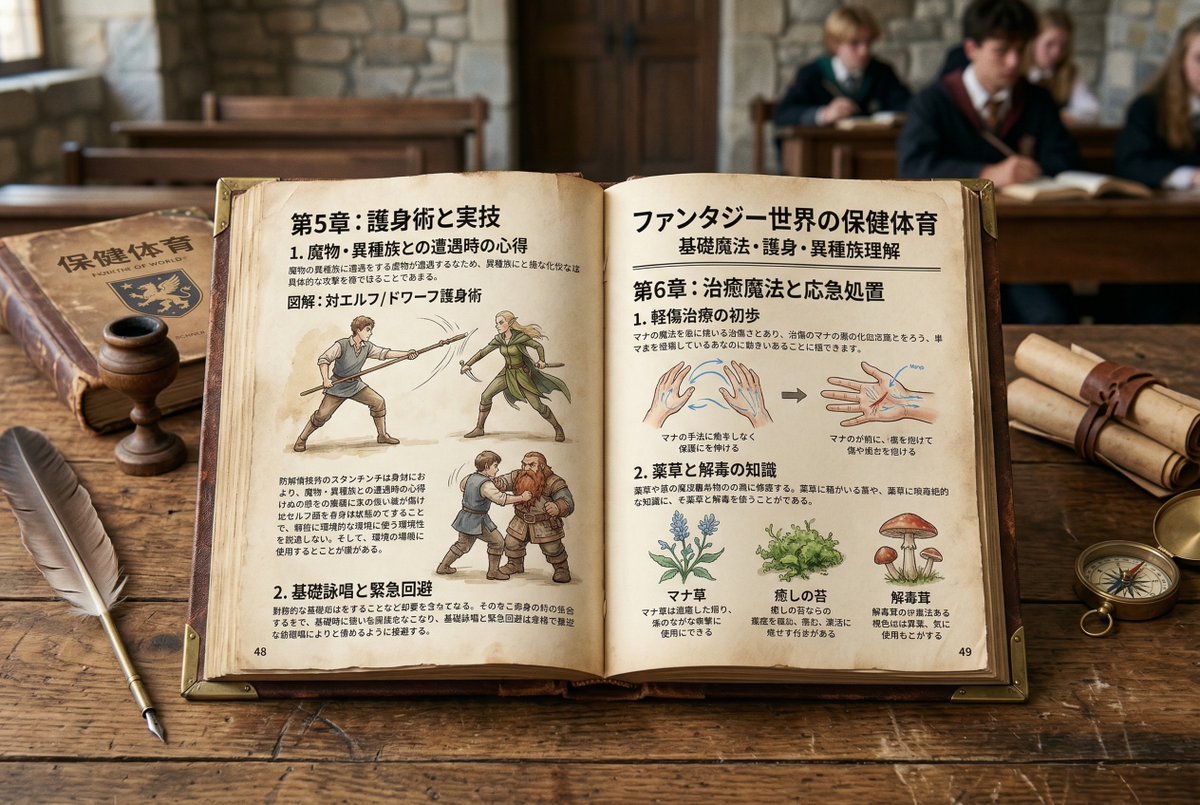 用于生成虚构教科书页面的模板