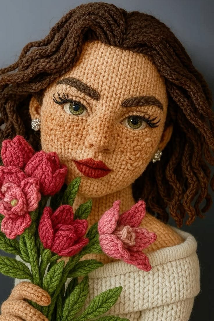 超逼真的钩针娃娃改造