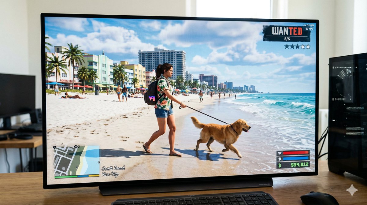 GTA 6 游戏内镜头测试提示