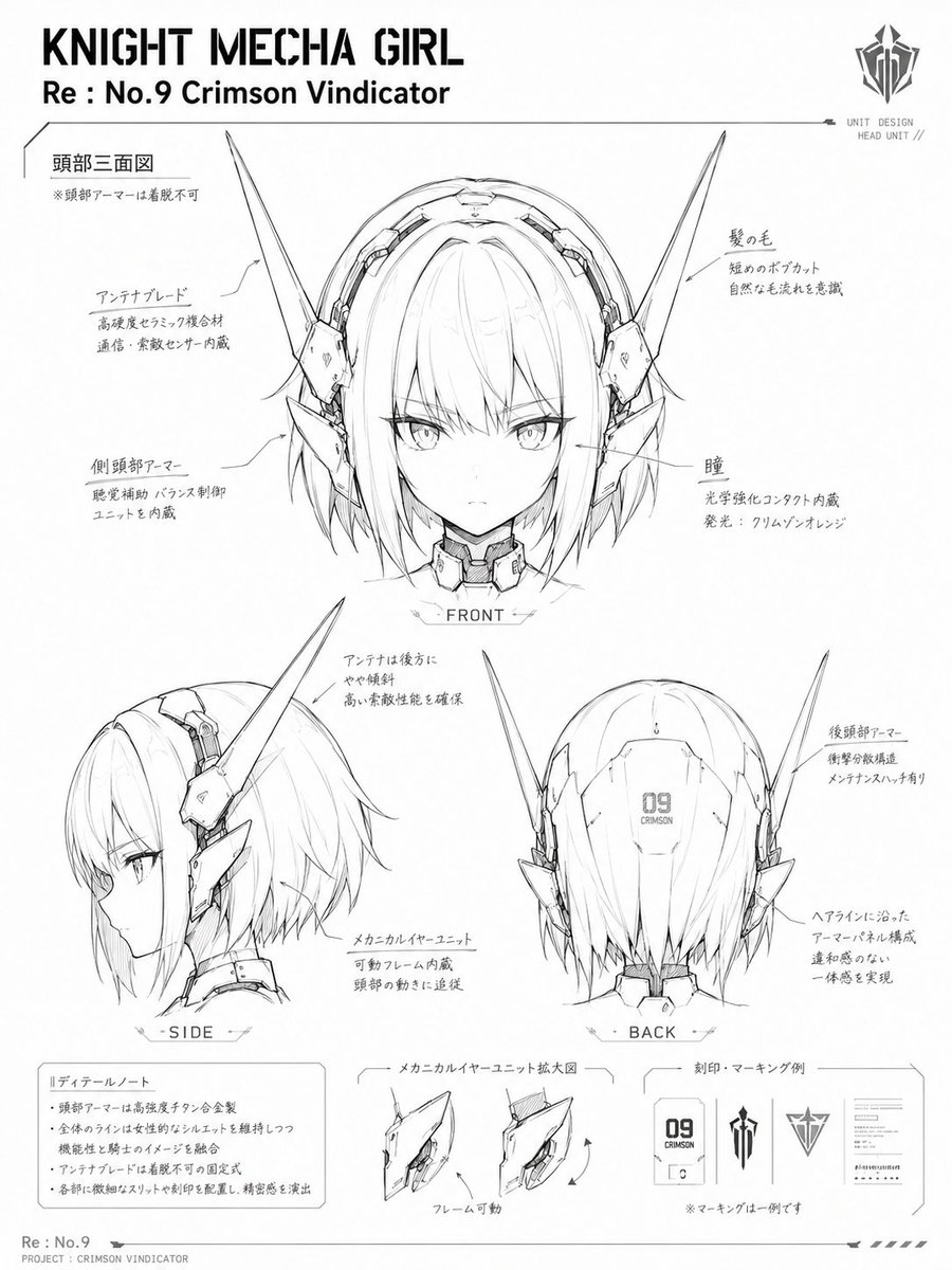 骑士机甲女孩模型套件风格