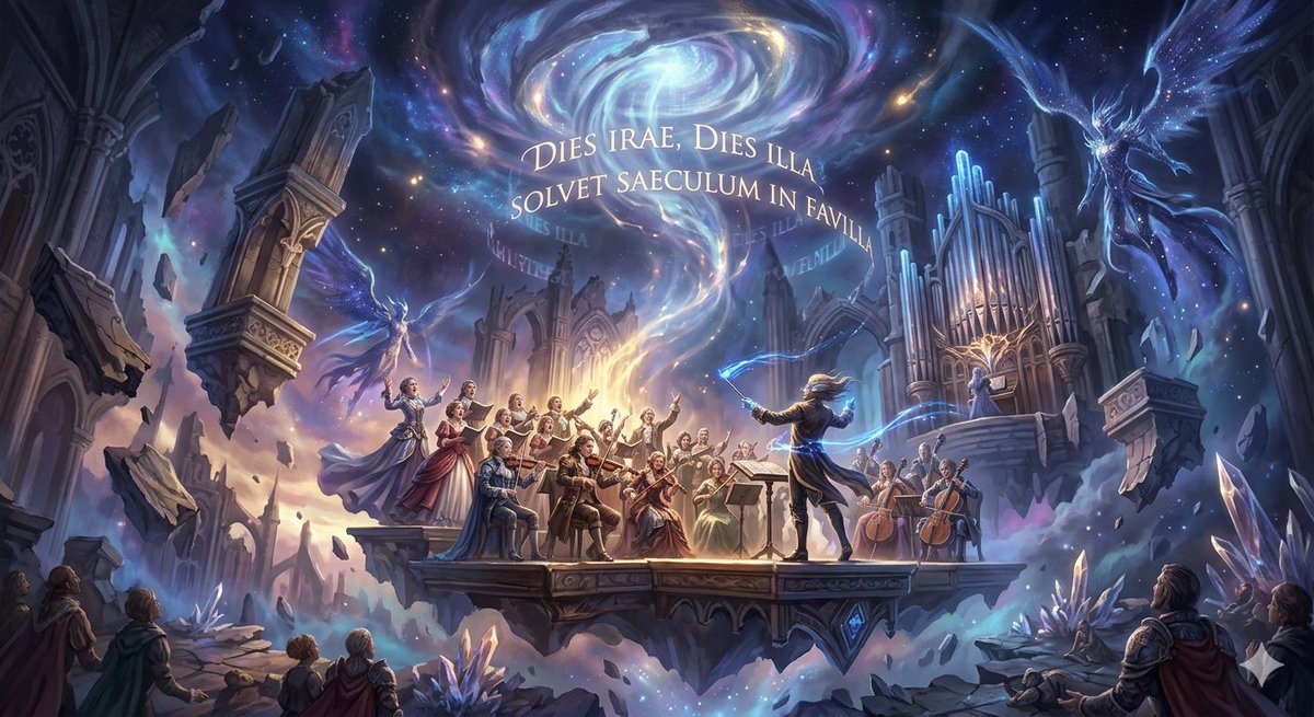 莫扎特的《Dies Irae》图像生成