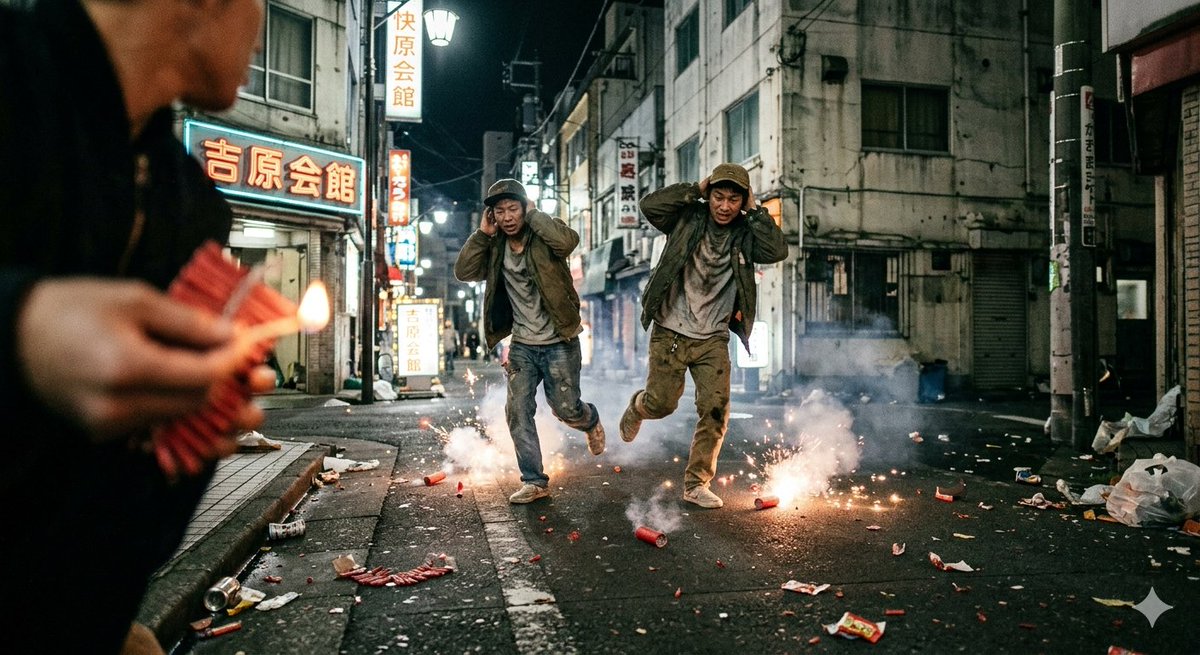 吉原堂火灾现场